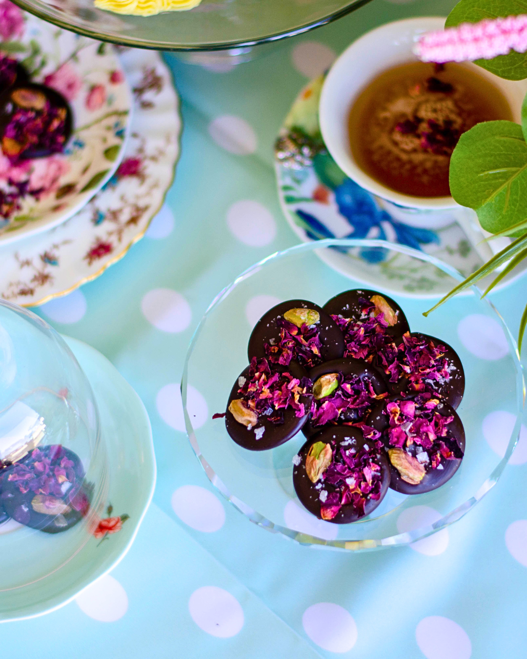 Mendiants Pistachio Rose