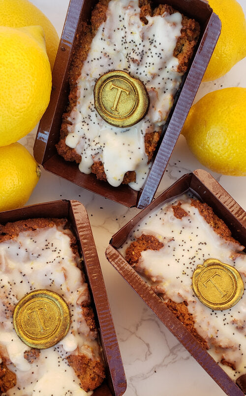 Poppy Seed Lemon Coffee Cake (vegan & gluten-free)